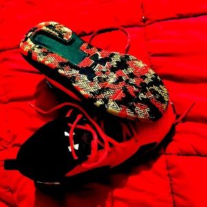 I am selling some nice school sneakers. Main colors red and black